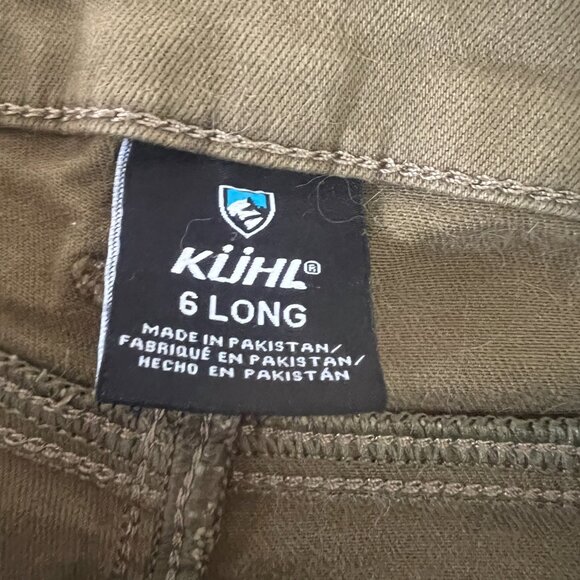 Kuhl Kontour Skinny Stretch Cotton Jeans, Olive, Size 6L - Picture 10 of 10